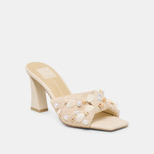 Load image into Gallery viewer, Tylah Heels Oatmeal Beaded Raffia
