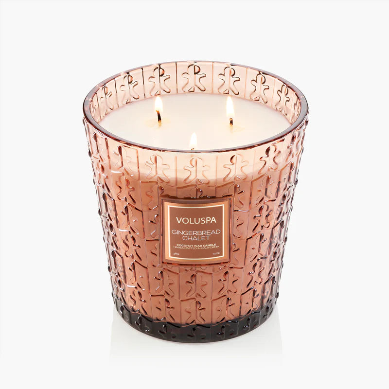 Gingerbread Chalet 3 Wick Candle