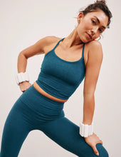 Load image into Gallery viewer, Spacedye Slim Racerback Cropped Tank
