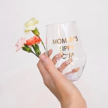 Load image into Gallery viewer, Mommy&#39;s Sippy Cup Wine Glass
