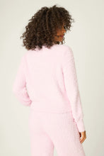 Load image into Gallery viewer, Bundle Up Boucle Pink Long Sleeve Top
