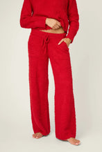 Load image into Gallery viewer, Bundle Up Boucle Red Open Leg Pants

