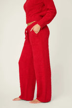 Load image into Gallery viewer, Bundle Up Boucle Red Open Leg Pants
