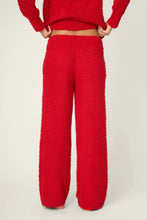 Load image into Gallery viewer, Bundle Up Boucle Red Open Leg Pants
