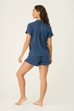 Load image into Gallery viewer, *Pre Order* Pointelle Essentials Deep Sea 3-Piece Shorts Set
