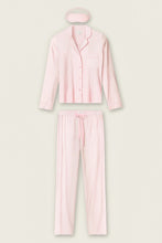 Load image into Gallery viewer, *Pre Order* Modal Basics Pink Stripe 3-Piece PJ Set
