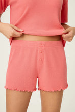 Load image into Gallery viewer, Textured Essentials Sunset Rose Shorts
