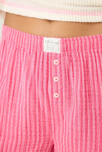 Load image into Gallery viewer, Back From the Beach Striped Gauze Shorts

