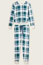 Load image into Gallery viewer, Cozy Life Plaid Velour Thermal Long Sleeve
