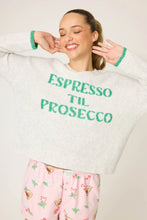 Load image into Gallery viewer, Espresso Til Prosecco Snuggle Sweater
