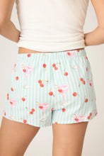Load image into Gallery viewer, Ma Cherie Cherry Print Flannel Shorts
