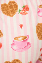 Load image into Gallery viewer, Brunch Club Breakfast Print Flannel Shorts
