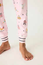 Load image into Gallery viewer, Feline Spooky Halloween Cat Print Banded Pant

