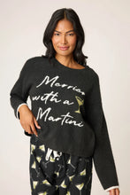 Load image into Gallery viewer, Merrier With A Martini Snuggle Sweater
