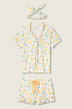 Load image into Gallery viewer, Mimosa Me Drink Print 3-piece PJ Set
