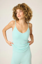Load image into Gallery viewer, Pointelle Essentials Solid Mint PJ Set
