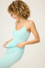 Load image into Gallery viewer, Pointelle Essentials Solid Mint PJ Set
