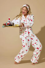 Load image into Gallery viewer, Let's Get Toasty 3-Piece Print Flannel PJ Set
