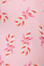 Load image into Gallery viewer, Sweeter Than Sugar 3-Piece Candy Cane Print Flannel PJ Set Regular price
