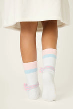 Load image into Gallery viewer, Ski Jammie Classics Snowman Crew Socks with Grippers
