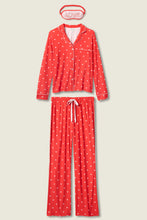 Load image into Gallery viewer, Valentine's Day Tiny Hearts Print 3-Piece PJ Set
