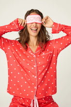 Load image into Gallery viewer, Valentine's Day Tiny Hearts Print 3-Piece PJ Set
