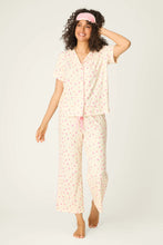 Load image into Gallery viewer, For the Mamas Butter Blooms Cropped 3-Piece PJ Set
