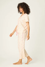 Load image into Gallery viewer, For the Mamas Butter Blooms Cropped 3-Piece PJ Set
