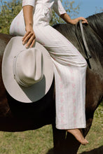 Load image into Gallery viewer, Roses Are Pink Petal Dream Pointelle Open Leg Pants
