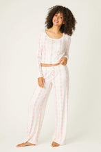 Load image into Gallery viewer, Roses Are Pink Petal Dream Pointelle Open Leg Pants
