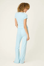 Load image into Gallery viewer, Sweet Stripes Morning Blue Long Lounge Set
