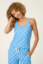 Load image into Gallery viewer, Star Spangled Summer Bay Blue Star Print Cami
