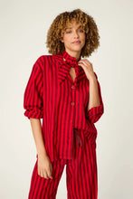 Load image into Gallery viewer, Bow Icon 3-Piece Long Sleeve Flannel PJ Set
