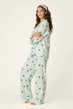 Load image into Gallery viewer, Espresso Martini Print 3-Piece Long Sleeve Flannel PJ Set
