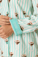 Load image into Gallery viewer, Espresso Martini Print 3-Piece Long Sleeve Flannel PJ Set
