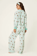 Load image into Gallery viewer, Espresso Martini Print 3-Piece Long Sleeve Flannel PJ Set
