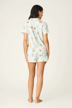 Load image into Gallery viewer, It's Five O'clock Somewhere Cocktail Print 3-Piece PJ Set
