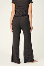 Load image into Gallery viewer, Pretty Stripes Onyx Pointelle Pajama Pants
