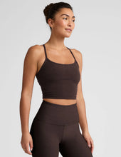 Load image into Gallery viewer, Spacedye Slim Racerback Cropped Tank
