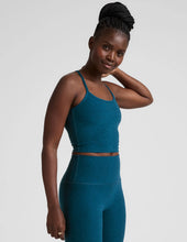 Load image into Gallery viewer, Spacedye Slim Racerback Cropped Tank
