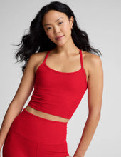 Load image into Gallery viewer, Spacedye Slim Racerback Cropped Tank
