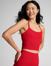Load image into Gallery viewer, Spacedye Slim Racerback Cropped Tank
