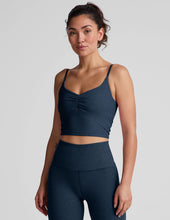 Load image into Gallery viewer, Spacedye Raise The Barre Shirred Cropped Tank
