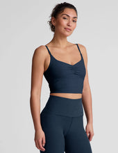 Load image into Gallery viewer, Spacedye Raise The Barre Shirred Cropped Tank
