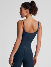 Load image into Gallery viewer, Spacedye Raise The Barre Shirred Cropped Tank
