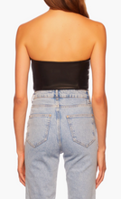 Load image into Gallery viewer, Faux Leather Tube Top
