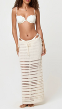 Load image into Gallery viewer, Tula Semisheer Cotton Open Stitch Cover-Up Skirt
