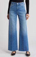 Load image into Gallery viewer, Anessa High Waist Raw Hem Wide Leg Jeans
