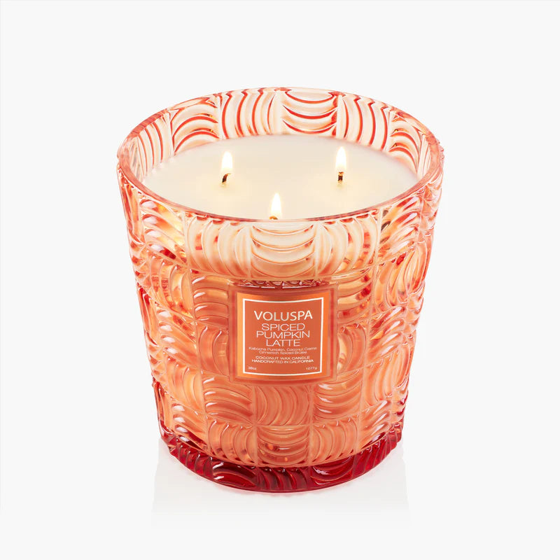 Spiced Pumpkin Latte Candle 3 Wick Candle