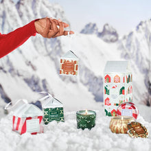 Load image into Gallery viewer, Noble Fir Garland Ornament Pedestal Candle
